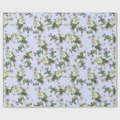 Wilde bloemen cadeaupapier (Vlak)