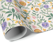 Wilde Bloemen Cadeaupapier (Rol Hoek)