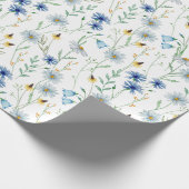 Wilde bloemen cadeaupapier (Hoek)