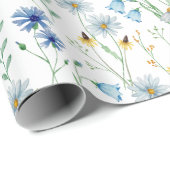 Wilde bloemen cadeaupapier (Rol Hoek)