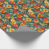  wilde bloemen cadeaupapier (Hoek)