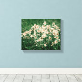 Wilde bloemen canvas afdruk (Insitu (Houten vloer))