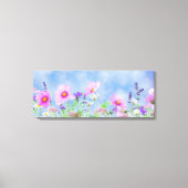 Wilde bloemen canvas afdruk (Voorkant)