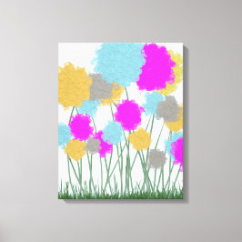 wilde bloemen canvas afdruk