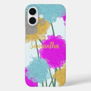  wilde bloemen iPhone 16 plus hoesje