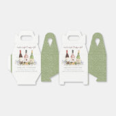 Wilde bloemen Cheers to Love Wine Bottles Weddensc Bedankdoosjes (Uitgevouwen)