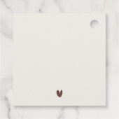 Wilde bloemen Cheers to Love Wine Bottles Weddensc Bedankjes Labels (Achterkant)