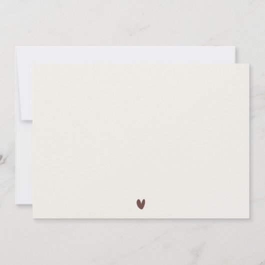 Wilde bloemen Cheers to Love Wine Bottles Weddensc Notitiekaartje (Achterkant)