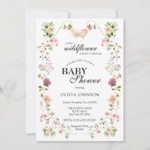Wilde Bloemen Chic Boho Bloemstuk Geslachtsneutral Kaart (Voorkant)