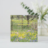 Wilde Bloemen Citatet Notitiekaart (Staand voorkant)