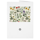 Wilde bloemen collage (Achterkant)