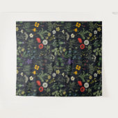 Wilde bloemen collage wandkleed (Voorkant (horizontaal))