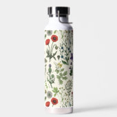 Wilde bloemen collage waterfles (Links)