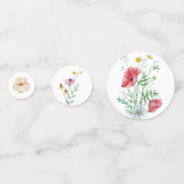 Wilde bloemen confetti (Voorkanten)