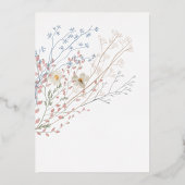 wilde bloemen | Confirmatie Uitnodiging (Achterkant)