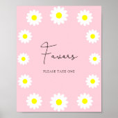 Wilde bloemen Daisies - Favors Poster (Voorkant)