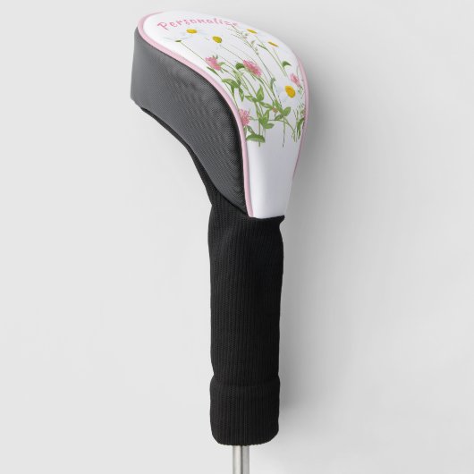  wilde bloemen Daisy Carnan Personeelsformatie Golfheadcover (Schuin)