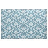 Wilde bloemen Damask Peacock Blue Stof (Fat Quarter)