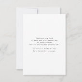 Wilde Bloemen Dank Je Bedankkaart (Achterkant)