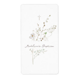 wilde bloemen delicaat boeket Doop Etiket