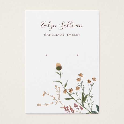 Wilde bloemen die een kaart verdienen (Voorkant)