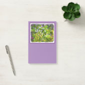 Wilde bloemen die het schilderen van de natuur hin post-it® notes (Kantoor)