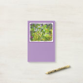 Wilde bloemen die het schilderen van de natuur hin post-it® notes (Op bureau)