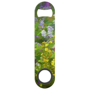 Wilde bloemen die het schilderen van de natuur hin speed flessenopener