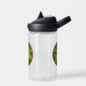 Wilde bloemen die het schilderen van de natuur hin waterfles (Links)