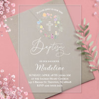 wilde bloemen | Doop baby meisje