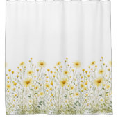 Wilde bloemen douchegordijn (Voorkant)