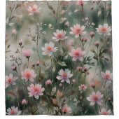  wilde bloemen douchegordijn (Voorkant)