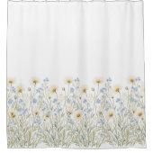 Wilde bloemen douchegordijn (Voorkant)