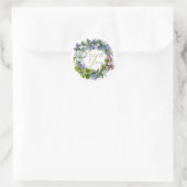 Wilde Bloemen Droom | | Dank U Ronde Sticker (Tas)