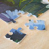 Wilde bloemen en beek in Spring Valley Legpuzzel (Zijkant)
