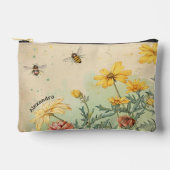  wilde bloemen en bijen cosmetische of etui (Voorkant)