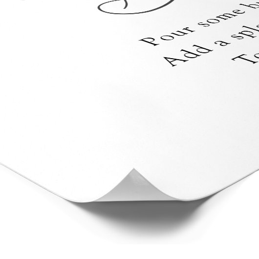 Wilde bloemen en bijen Mimosa Bar Poster (Hoek)