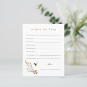 Wilde bloemen en bijengewas voor de Kaart van de B (Staand voorkant)