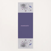 Wilde bloemen en Boterfly Yoga Mat (Voorkant)