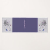 Wilde bloemen en Boterfly Yoga Mat (Voorkant (horizontaal))