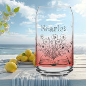 Wilde bloemen en Butterflies Blikvorm Glas