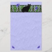  wilde bloemen en katten-Briefpapier Briefpapier (Voorkant)