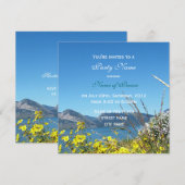 wilde bloemen en meer , alle partijen uitgenodigd kaart (Voorkant / Achterkant)