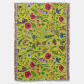 Wilde bloemen en motten op groen deken (Voorkant Verticaal)