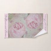 Wilde bloemen en pinda's bad handdoek (Handdoek)