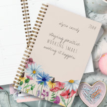 Wilde bloemen en positieve bevestiging Persoonlijk