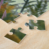 Wilde bloemen en sterren legpuzzel (Zijkant)