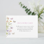 Wilde Bloemen en Vlinders Aangepaste Kaart (Staand voorkant)