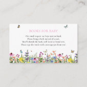 Wilde bloemen en vlinders Boeken voor Baby Informatiekaartje (Voorkant)