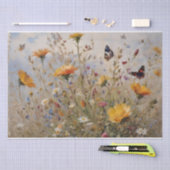 Wilde Bloemen en Vlinders Decoupage Tissuepapier (Craft)